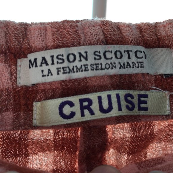 Gingham Plaid Shorts - Picture 4 of 4